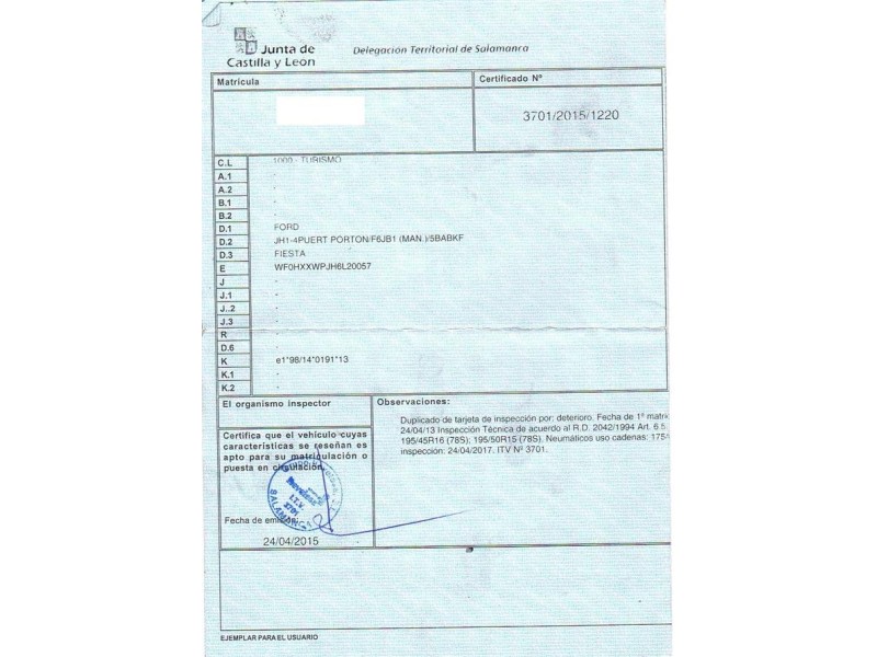 ford fiesta del año 2006