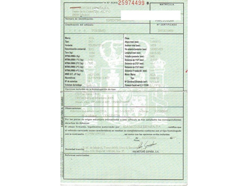 kia rio del año 2002