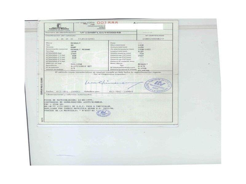 renault megane del año 1999