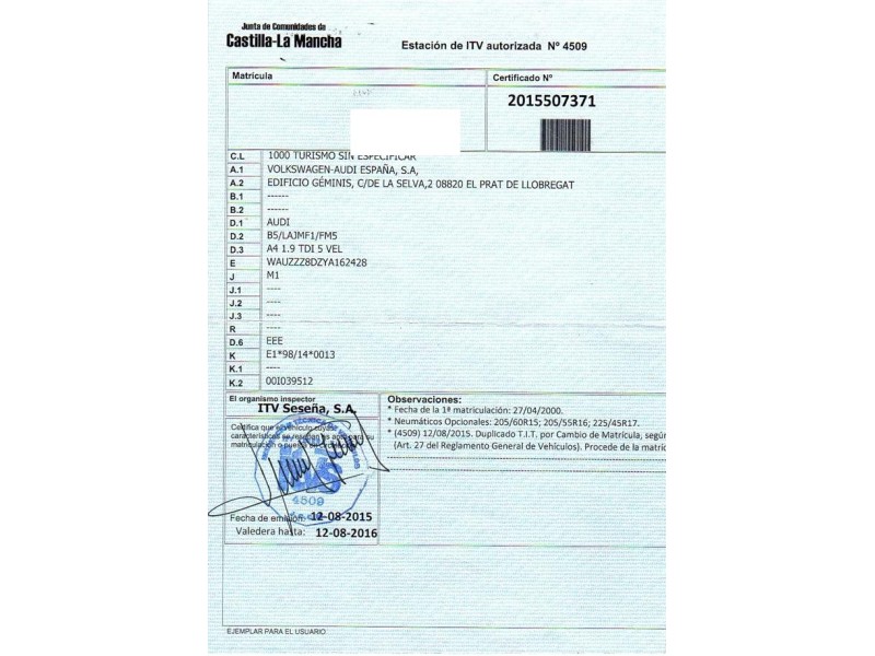 audi a4 del año 2000