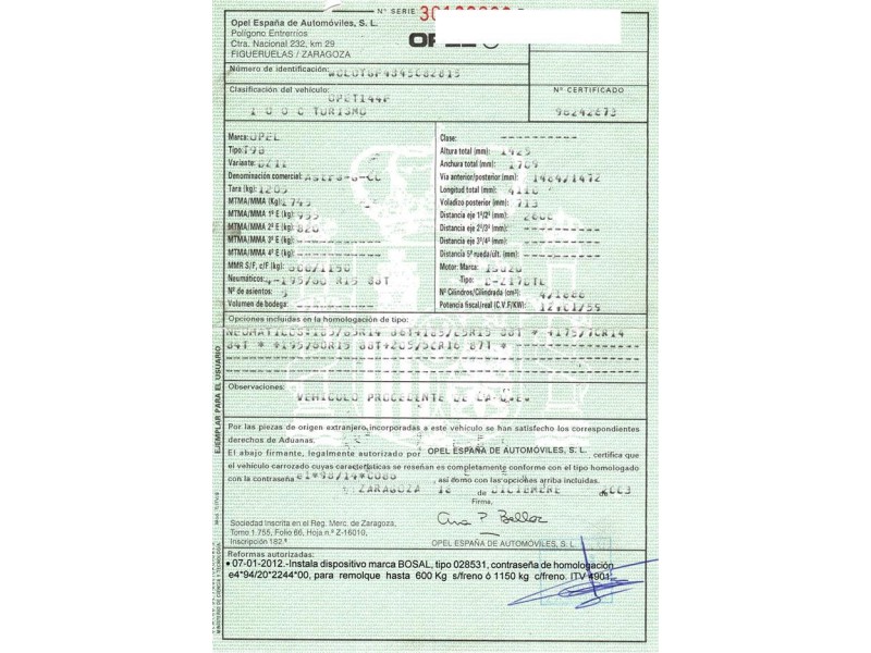 opel astra del año 2004