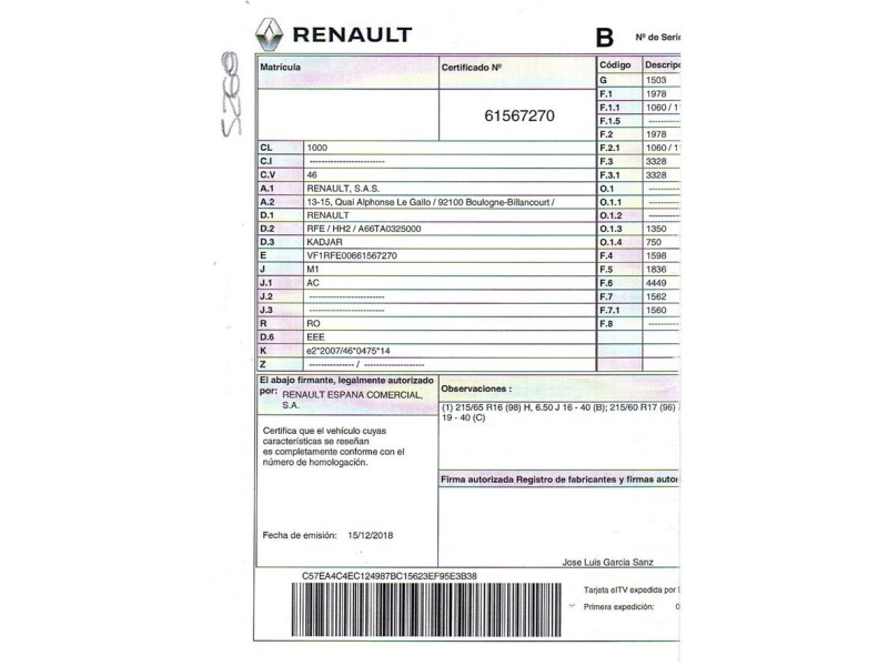 renault kadjar del año 2019