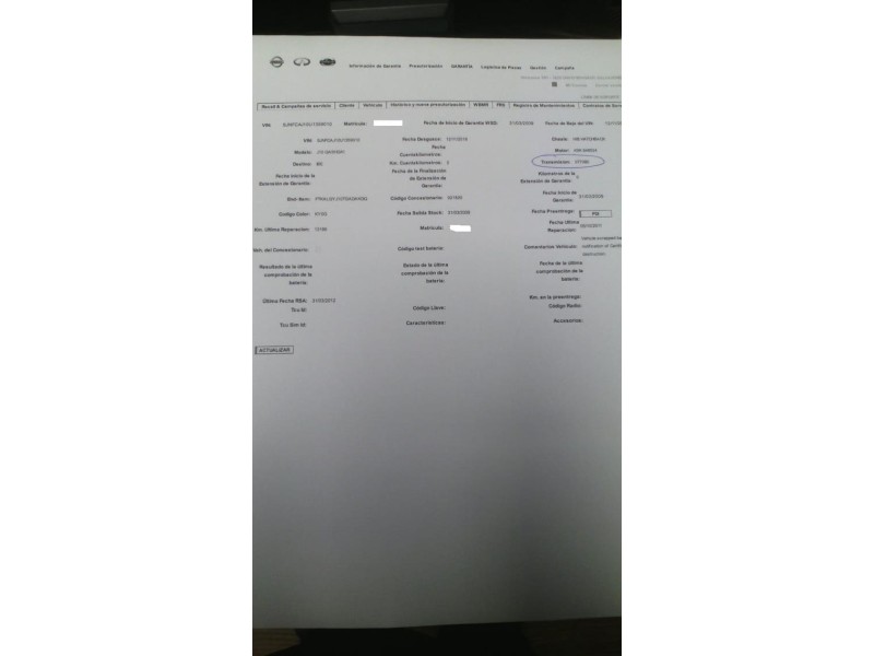 nissan qashqai del año 2009