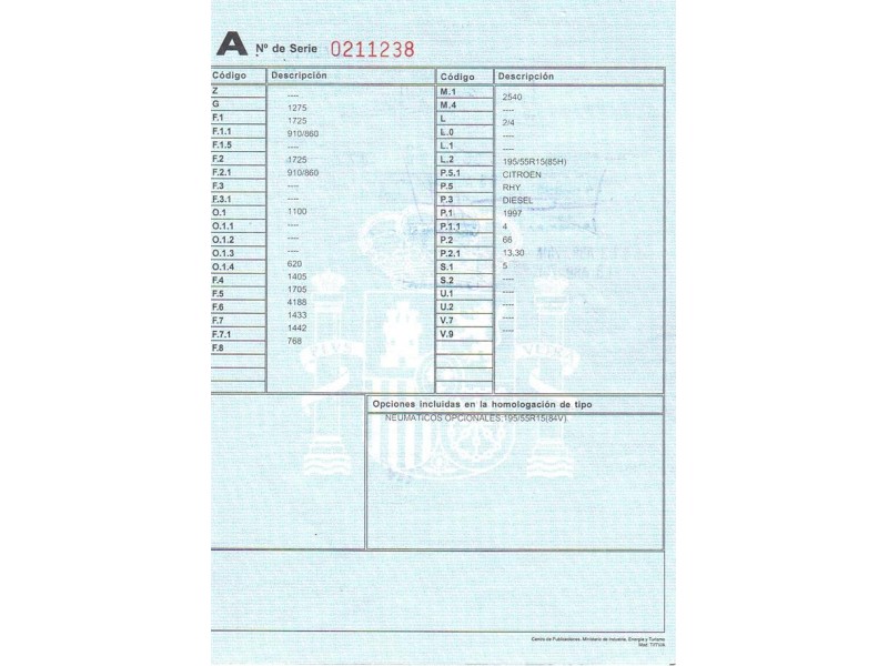 citroen xsara del año 2001