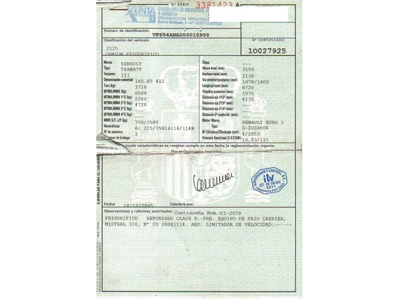 renault mascott del año 2005