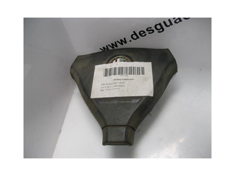 Recambio de airbag conductor : alfa romeo 146 : 1.4 g 16 v ( ar33503 ) [1997] para alfa romeo 146 1.4 g 16 v ( ar33503 ) referen