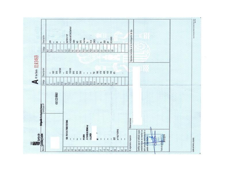 hyundai galloper del año 1999