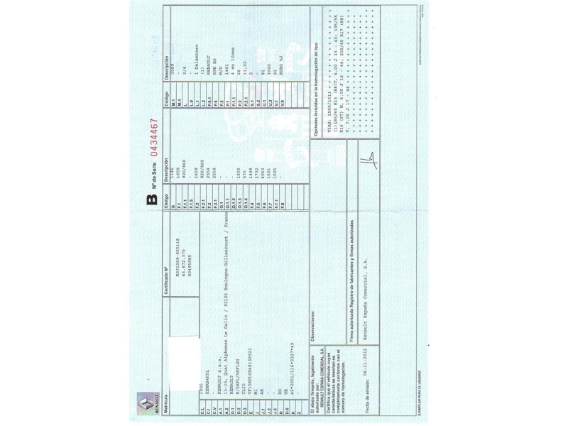 renault clio del año 2013