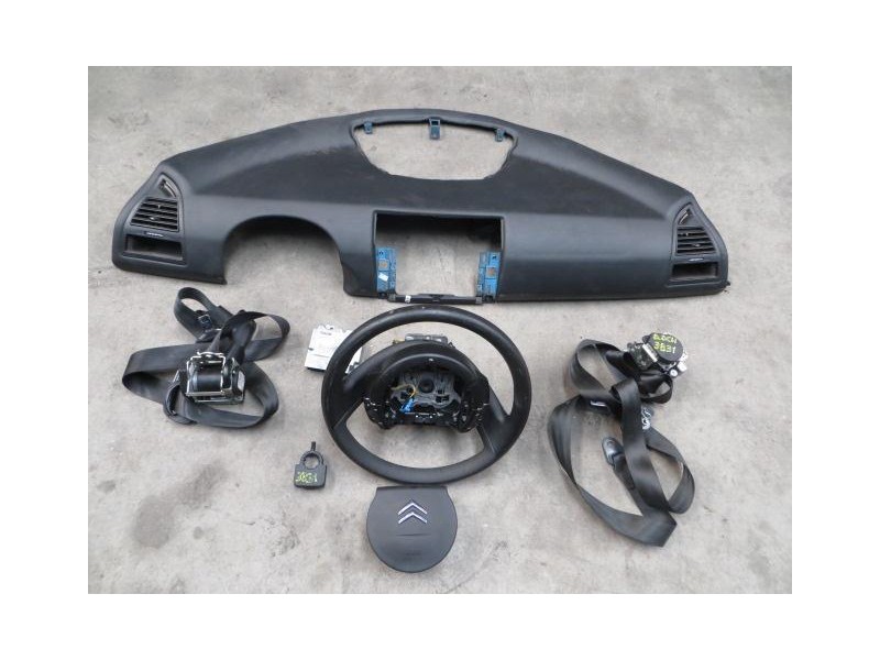 Recambio de airbag juego completo : citroen c 4 : 1.6 dhy -9hx (90cv) 5p [2007] para citroen c 4 1.6 dhy -9hx referencia OEM IAM