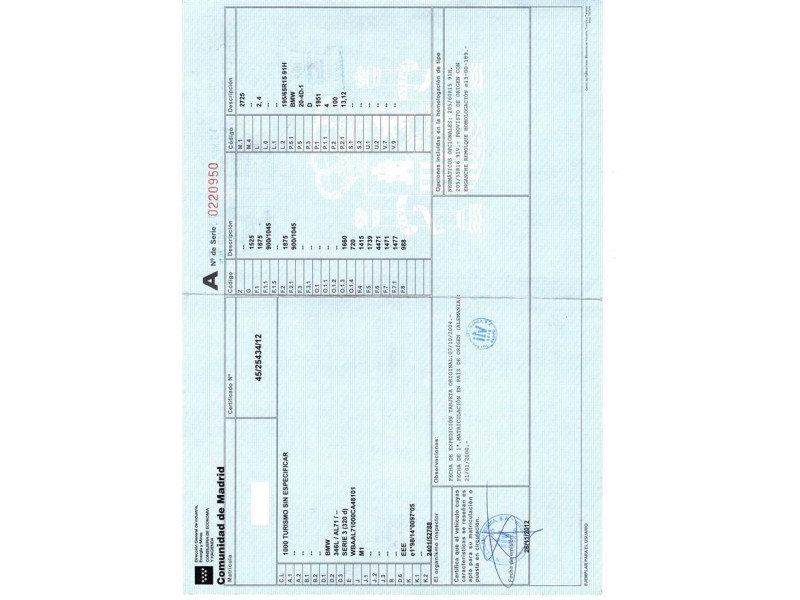 bmw  320 del año 2000