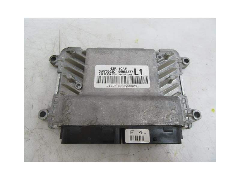Recambio de centralita para chevrolet aveo 1.2 g referencia OEM IAM 96983177 5WY5968C 