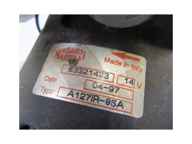 Recambio de alternador : alfa romeo 146 : 1.4 g 16 v ( ar33503 ) [1997] para alfa romeo 146 1.4 g 16 v ( ar33503 ) referencia OE