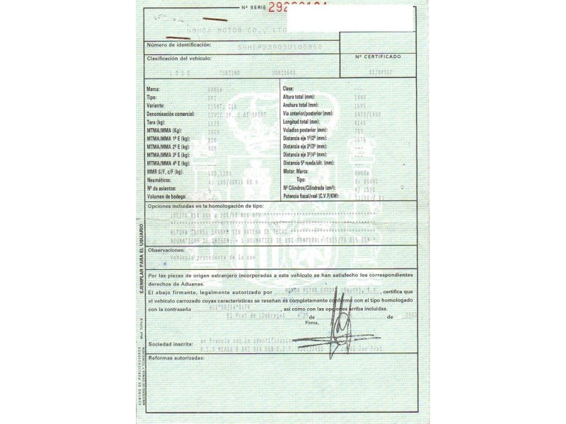 honda civic del año 2003