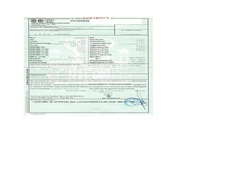 skoda octavia del año 2005