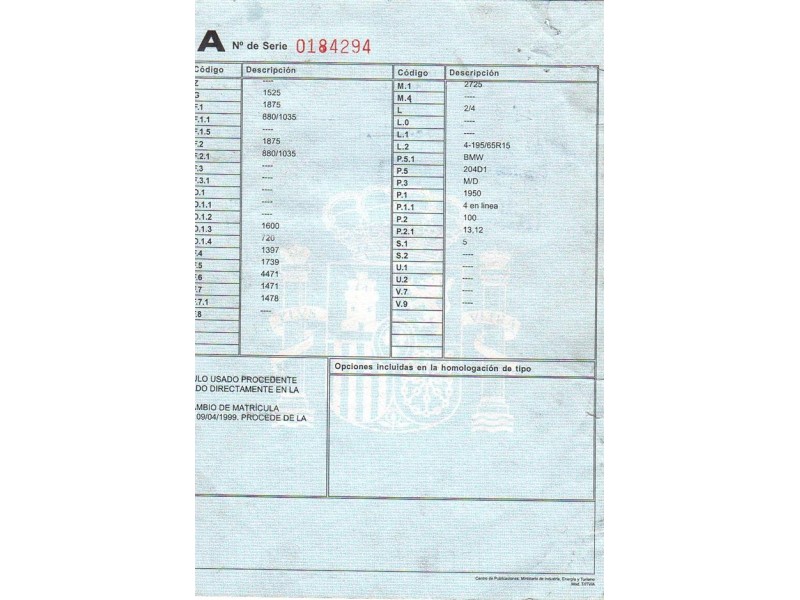 bmw  320 del año 1999
