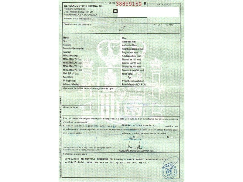 opel vectra del año 2007