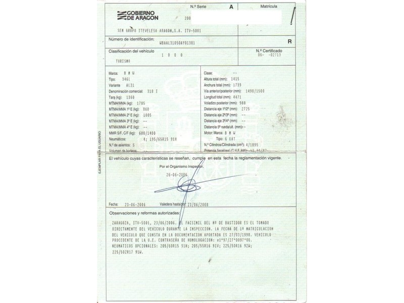 bmw  318 del año 1998