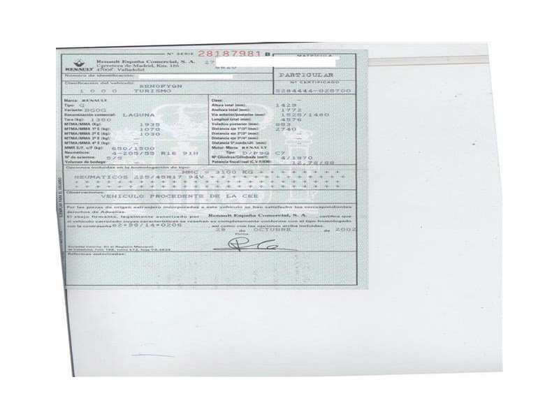 renault laguna del año 2002