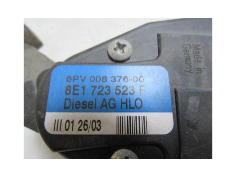 Recambio de potenciómetro aceleración : audi a4 : 2.5 tdi-bcz (160 cv) ranchera-5p [2003] para audi a4 2.5 tdi-bcz (160 cv) ranc