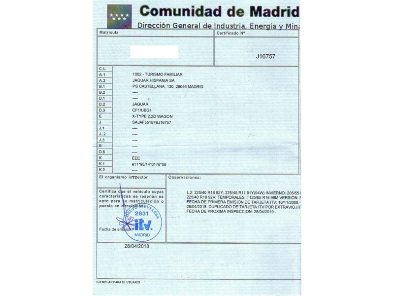 jaguar x type del año 2006