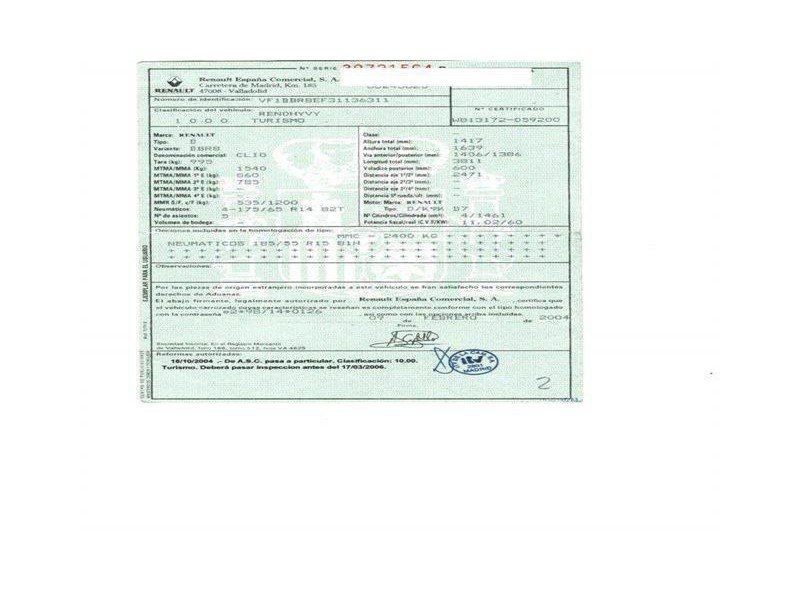 renault clio del año 2004