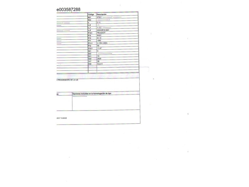 peugeot 308 del año 2017