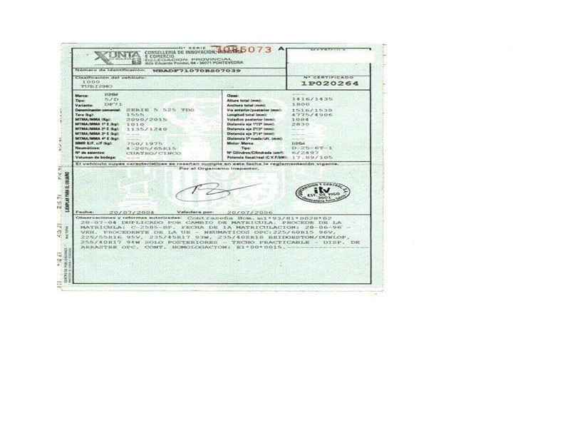 bmw  525 del año 1996