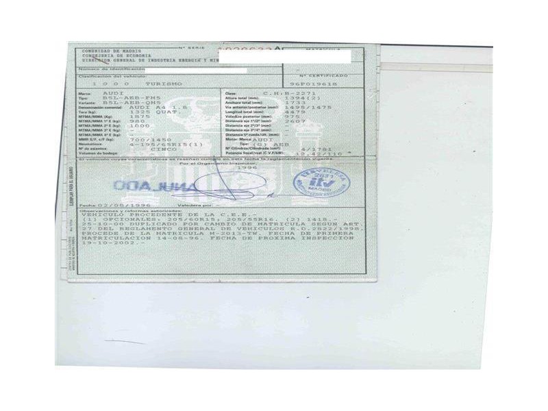 audi a4 del año 1996