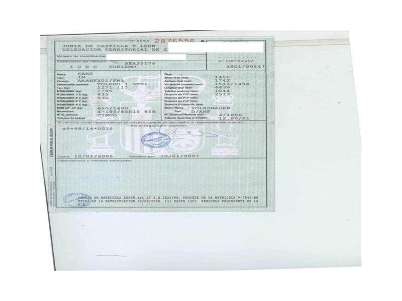 seat toledo del año 2000