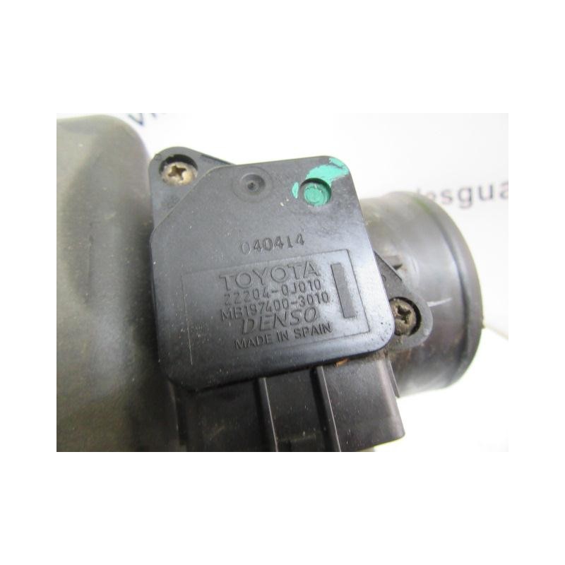 Recambio de caudalimetro : toyota corolla : 1.6 g (110,13cv) 3p [2004] para toyota corolla 1.6 g referencia OEM IAM 22204-0J010 