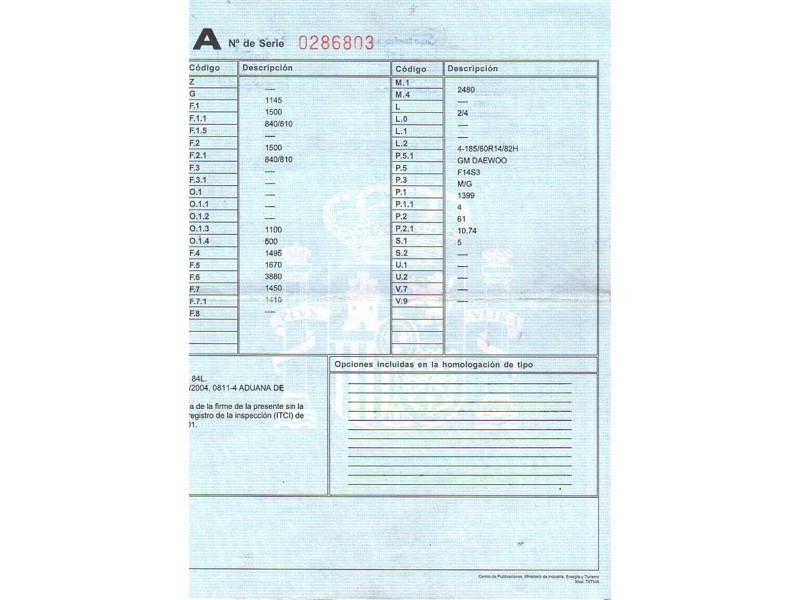 daewoo kalos del año 2004