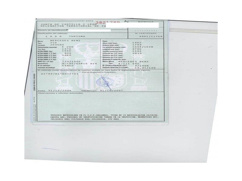 m. benz e 200 del año 1996