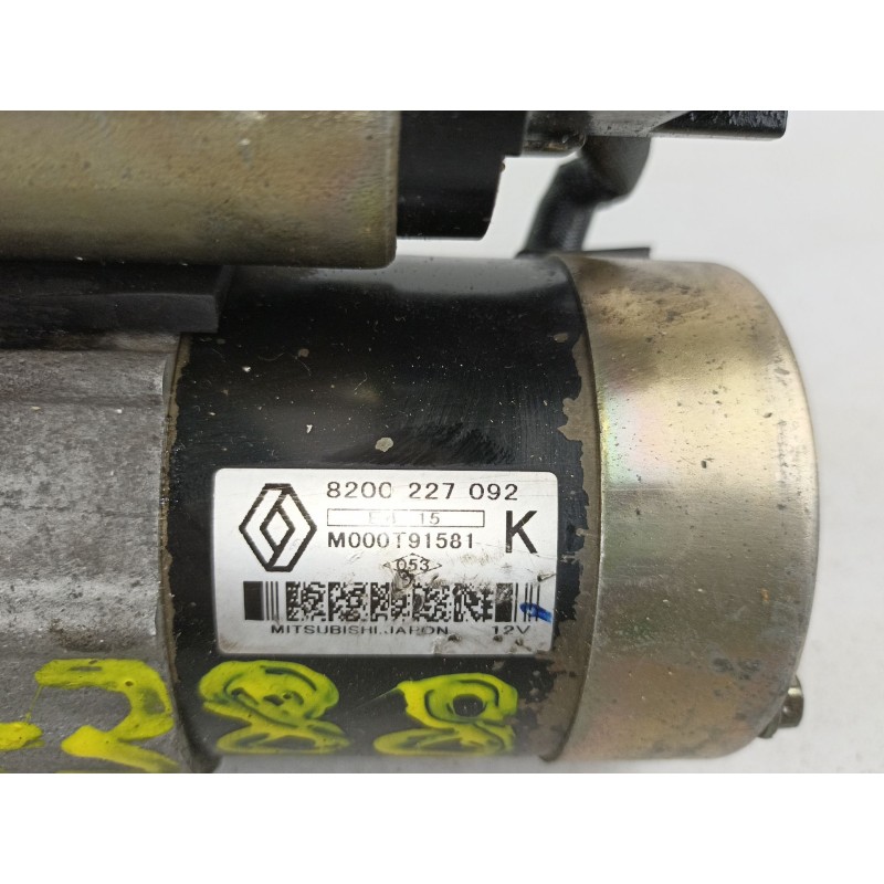 Recambio de motor arranque para renault clio 1.5 d referencia OEM IAM 820C227092  