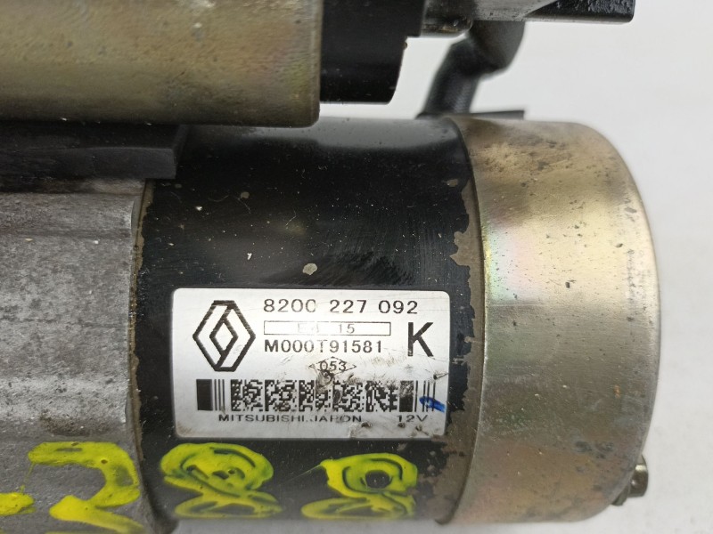 Recambio de motor arranque para renault clio 1.5 d referencia OEM IAM 820C227092  