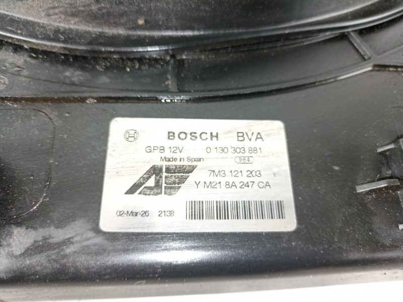 Recambio de electroventilador para volkswagen sharan (7m6/7m9) comfortline referencia OEM IAM 7M3121203  