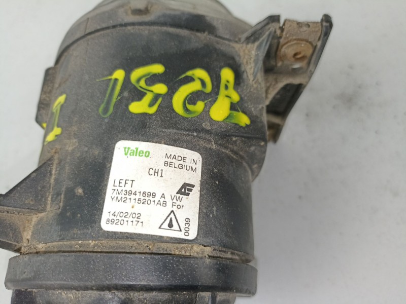 Recambio de antiniebla izquierdo para volkswagen sharan (7m6/7m9) comfortline referencia OEM IAM 7M3941699A  