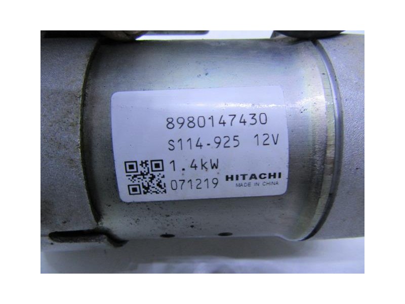 Recambio de motor arranque : opel astra : 1.7 cdti (100,61cv) [2008] para opel astra 1.7 cdti referencia OEM IAM 8980147430  