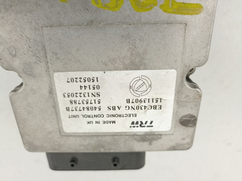 Recambio de abs para fiat croma 1.9 jtd -939a1000 (119,64cv 1.9 jtd -939a1000 5p referencia OEM IAM 54084737B 65101757 