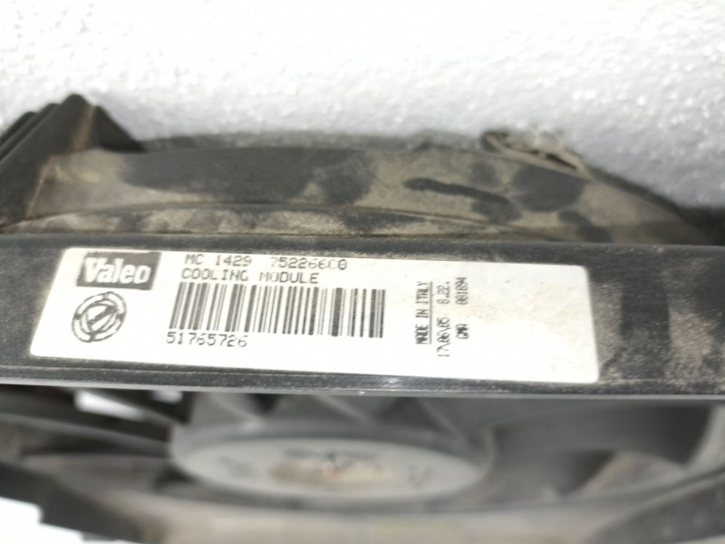 Recambio de electroventilador para fiat croma 1.9 jtd -939a1000 (119,64cv 1.9 jtd -939a1000 5p referencia OEM IAM 13196481  