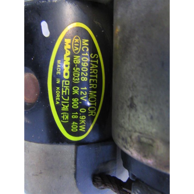 Recambio de motor arranque : kia shuma : 1.5 g (88,37cv) [2000] para kia shuma 1.5 g referencia OEM IAM MC109028  