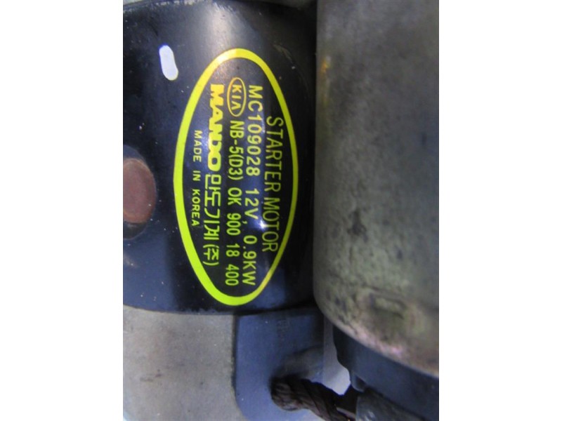 Recambio de motor arranque : kia shuma : 1.5 g (88,37cv) [2000] para kia shuma 1.5 g referencia OEM IAM MC109028  