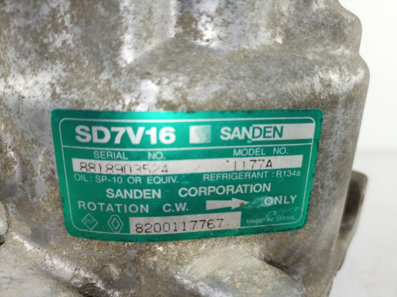 Recambio de aire acondicionado para dacia logan básico referencia OEM IAM 8200117767  