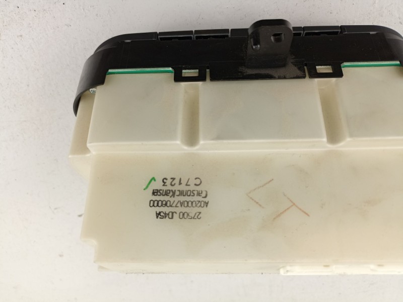 Recambio de mandos calefaccion para nissan qashqai (j10) tekna referencia OEM IAM 27500JD45A A02000A776000 