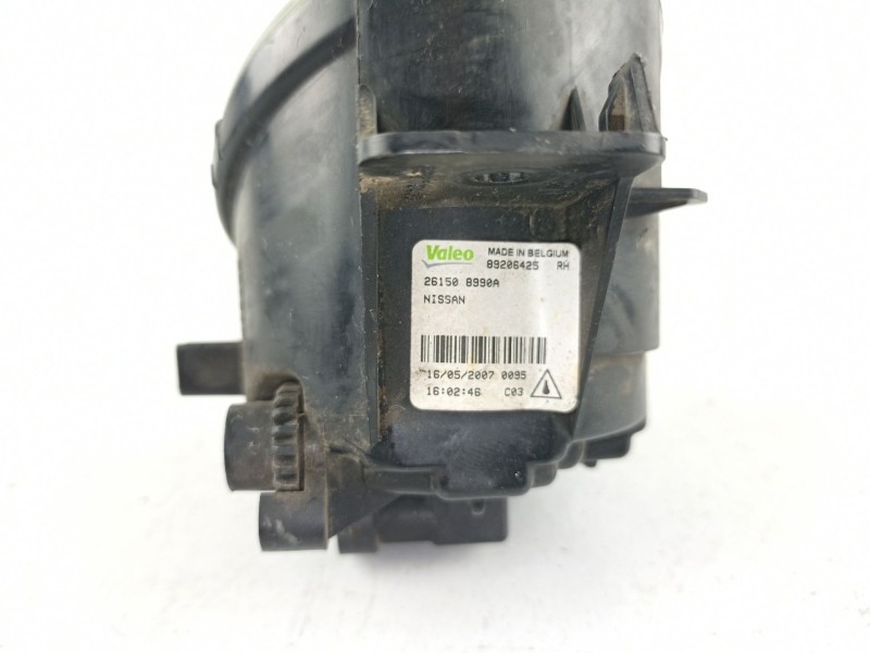 Recambio de antiniebla derecho para nissan qashqai (j10) tekna referencia OEM IAM B6A508990A 89206425 