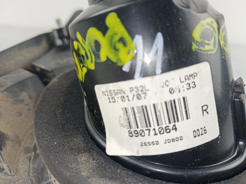 Recambio de piloto porton derecho para nissan qashqai (j10) tekna referencia OEM IAM 26554JD85A 89071064 