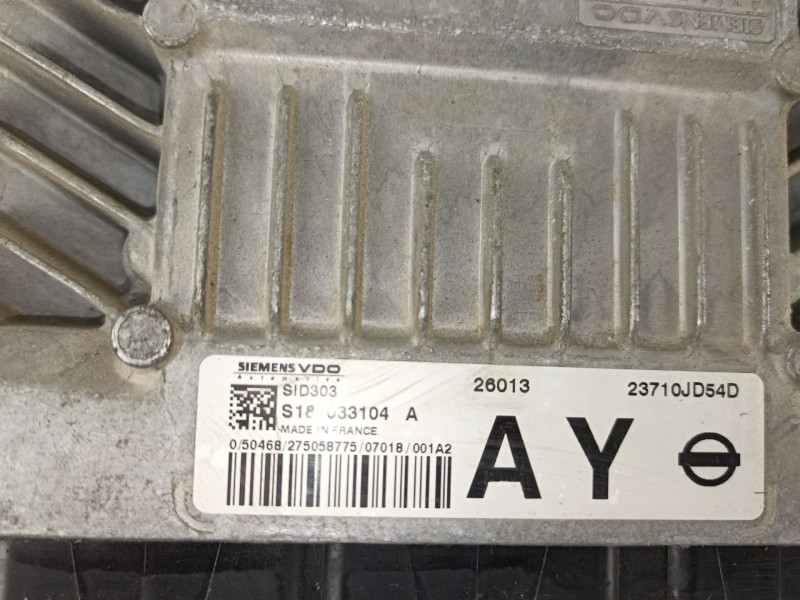 Recambio de centralita para nissan qashqai (j10) tekna referencia OEM IAM 23710JD54D 5180033104A 