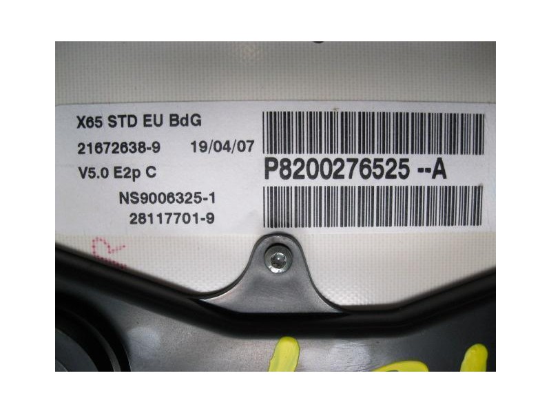 Recambio de cuadro instrumentos : renault clio : 1.5 td/k9k 17 (63,92cv) [2007] para renault clio 1.5 td/k9k 17 referencia OEM I