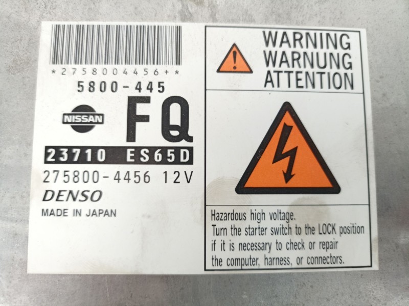 Recambio de centralita para nissan x-trail 2.2 d referencia OEM IAM 23710ES65D 2758004456 
