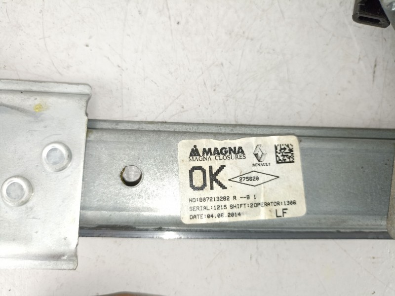 Recambio de elevalunas delantero izquierdo para dacia logan ii laureate referencia OEM IAM 807213282R  