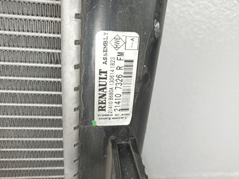 Recambio de radiador turbo diesel para dacia logan ii laureate referencia OEM IAM 214107326R  